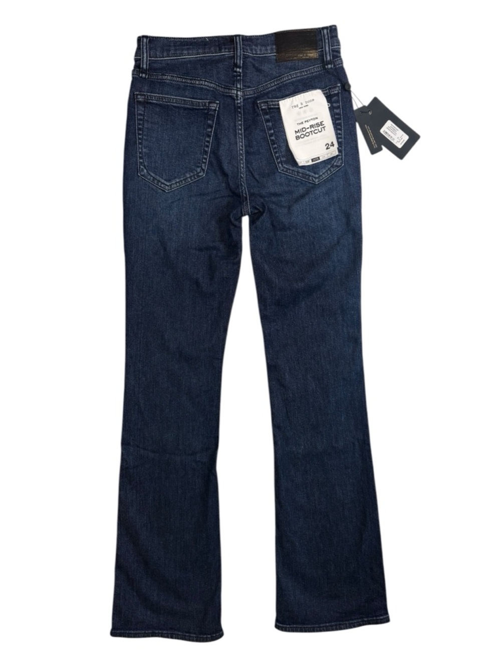 Rag & Bone The Peyton Mid Rise Bootcut Jeans Dark Wash Stretch Denim NWT Size 24 - Picture 4 of 9